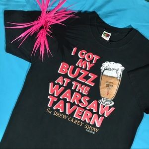 Vintage 90s The Drew Carey Show Beer TV t shirt
